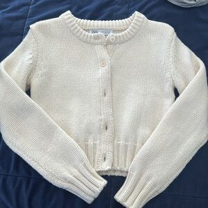 wool blend knit cardigan